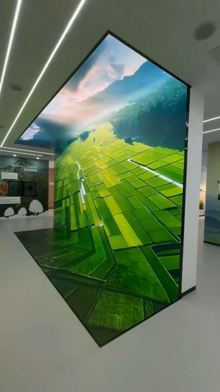 Outdoor LED facade display for a healthcare brand